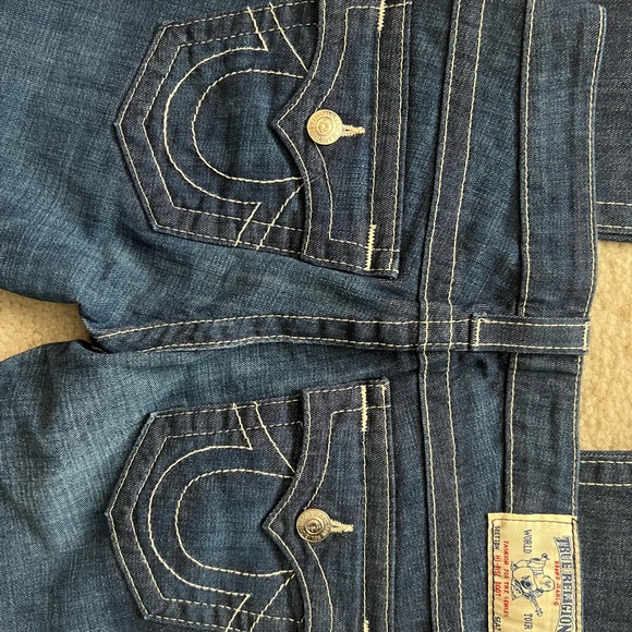 NWT True Religion Mid Rise Bootcut Jeans with Pocket Flap - Picture 6 of 7